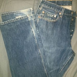 Levi’s 501 Button-fly Boyfriend Jeans